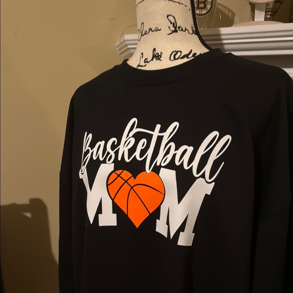 Custom Made “Basketball Mom” Crewneck Sweatshirt - Picture 4 of 5